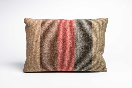 Picture of Large Cushion Tobasco/Olive Deck