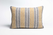 Picture of Large Cushion Mead/Coal Mixed Stripe