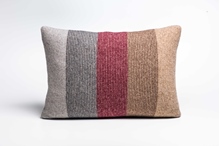 Picture of Large Cushion Claret/Denim Deck