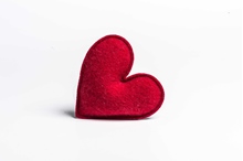 Picture of Lavender Heart Red/Grey