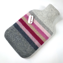 Picture of Hot Water Bottle Magenta Pink Lilac Stripe